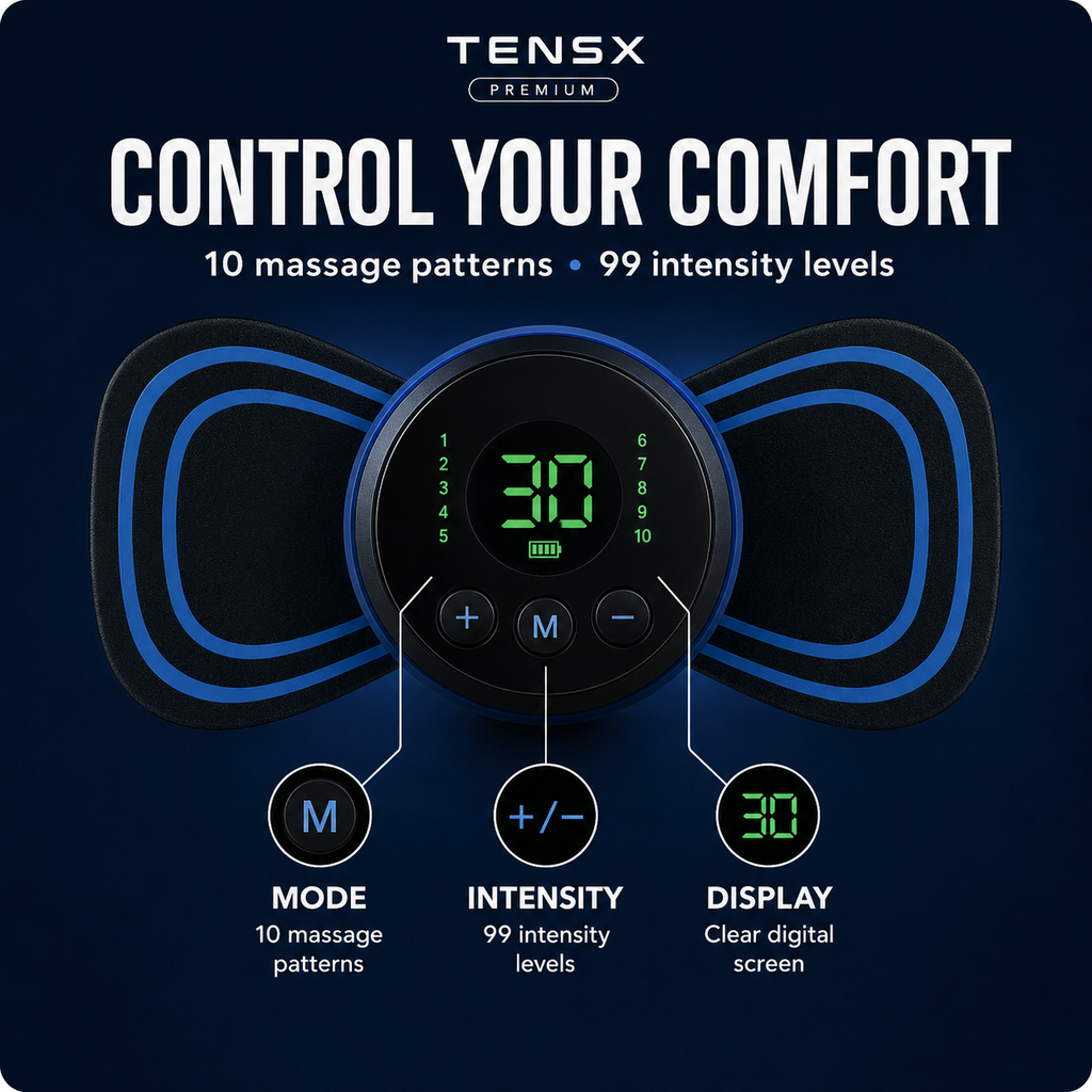 TENSX™ FlexPulse EMS Sticker Massager