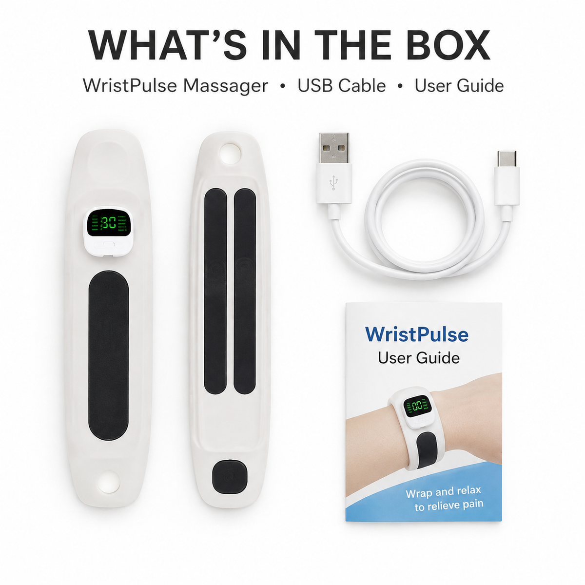 TENSX™ WristPulse EMS Massager