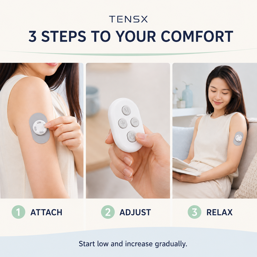 TENSX™ Portable Pulse Massager Recovery Kit