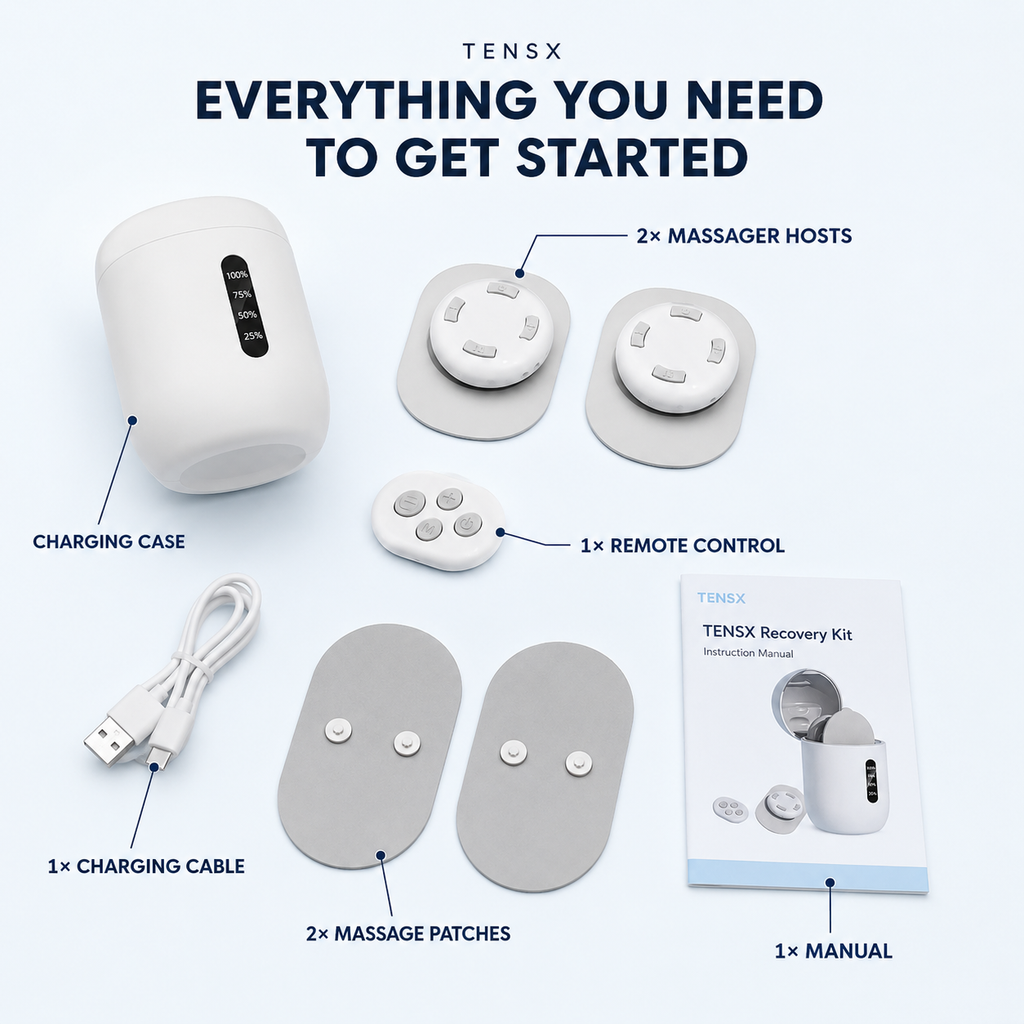 TENSX™ Portable Pulse Massager Recovery Kit