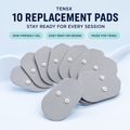 TENSX™ Replacement Massage Pads — 10-Pack