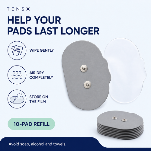 TENSX™ Replacement Massage Pads — 10-Pack