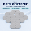 TENSX™ Replacement Massage Pads — 10-Pack