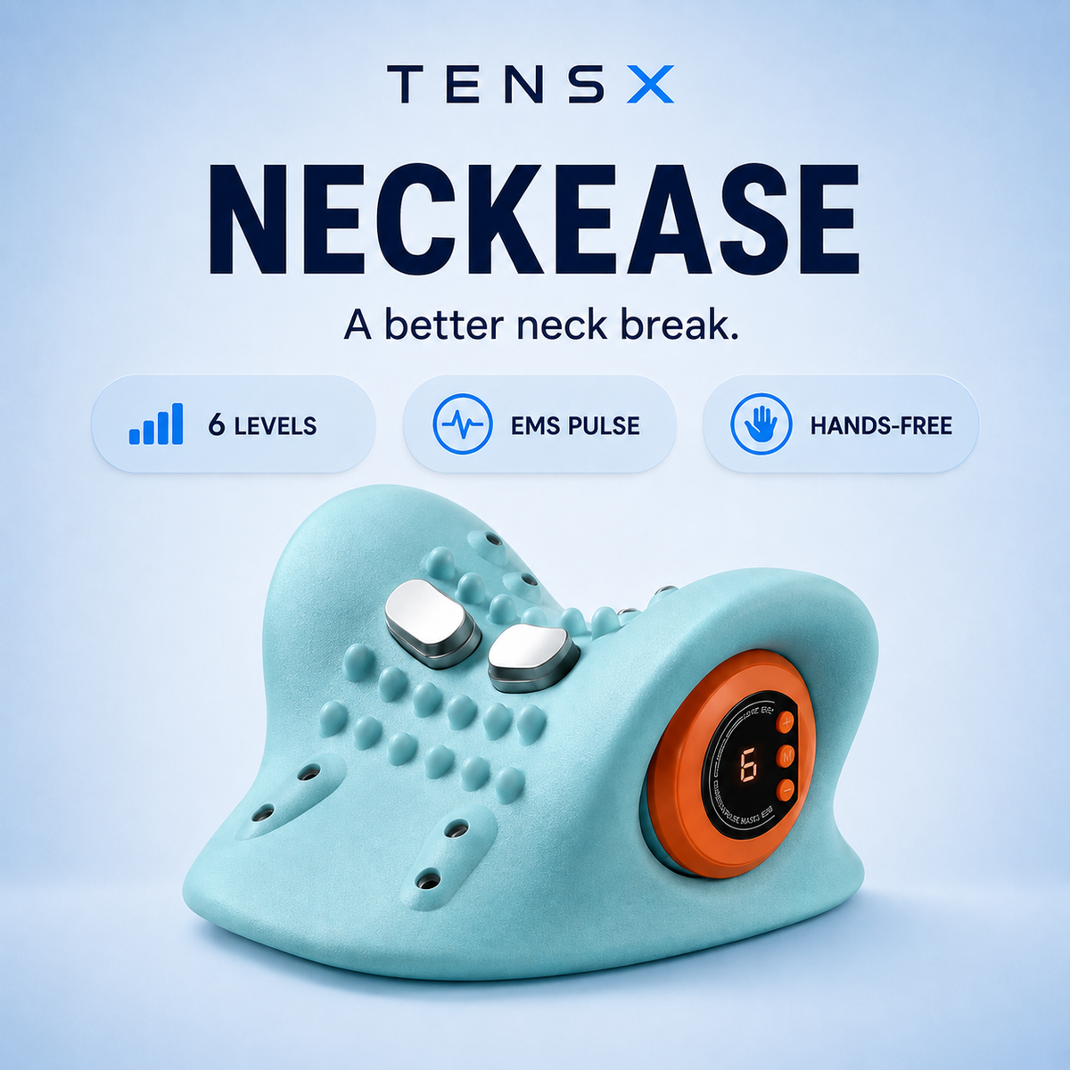 TENSX™ NeckEase EMS Massage Pillow